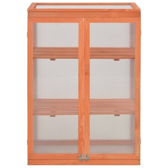 Vidaxl Θερμοκήπιο 75 X 47 X 109 Εκ. Ξύλινο image 5