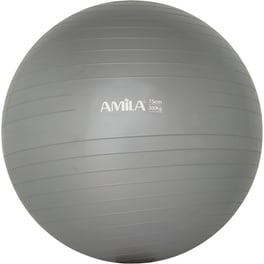Μπάλα Γυμναστικής Amila Κατάλληλη για Pilates 1.70 kg 75 cm από PVC - Γκρι