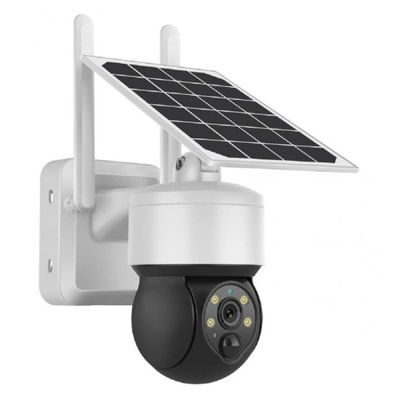 SECTEC Ασύρματη IP Camera Sectec Smart IP Ηλιακή 3MP Λευκή με WiFi Ασύρματη Επικοινωνία