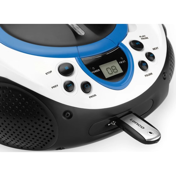 Φορητό Radio/CD Lenco SCD-38 - Μπλε image 1