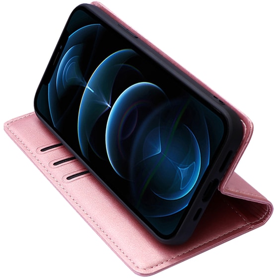 Θήκη Samsung Galaxy A14 - Vintage Magnet Book - Ροζ Χρυσό image 1