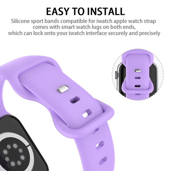 Λουράκι Sonique Σιλικόνης για Apple Watch 41mm - Μπορντό image 1