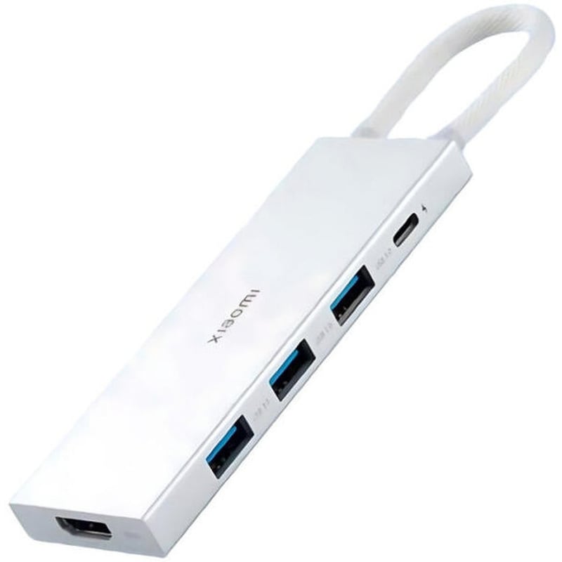 USB Hub Xiaomi BHR8804GL USB-C με 5 θύρες - Λευκό