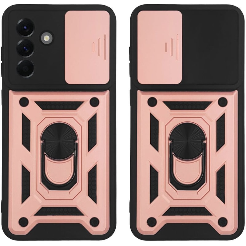 Θήκη Samsung Galaxy A56 5G - Sonique Ring Armor CamPro - Ροζ Χρυσό