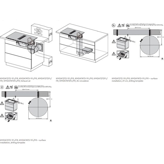 MIELE KMDA7473-1FR 80.6 cm Μαύρο Επαγωγική Εστία Αυτόνομη image 14