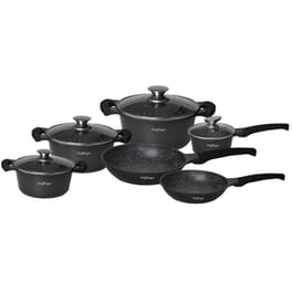 Σετ Μαγειρικών Σκευών CHEFFINGER DA1010 BLACK 10 τμχ Μαύρο