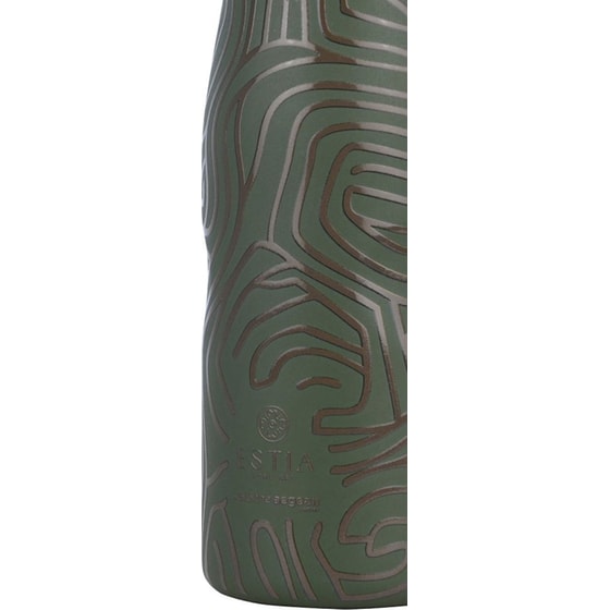 Μπουκάλι Θερμός ESTIA  Travel Flask Save the Aegean Olive Flow 500ml image 1
