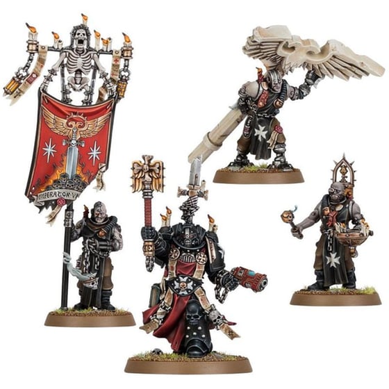 Black Templars Grimaldus And Retinue Warhammer 40k GAMES WORKSHOP image 1