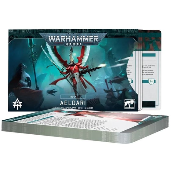 Index Cards: Aeldari Warhammer 40k GAMES WORKSHOP image 0