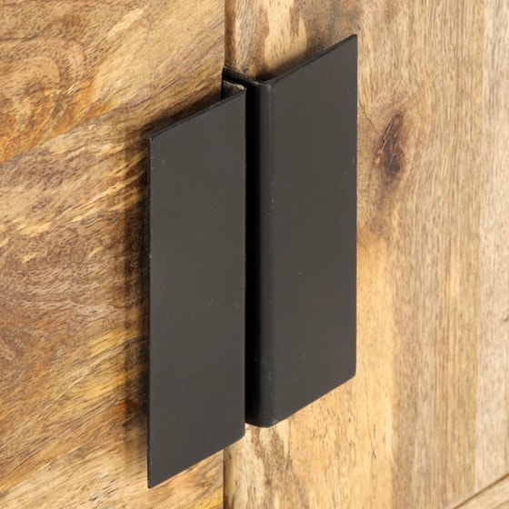 Έπιπλο Τηλεόρασης VidaXL από Ξύλο 140x30x50cm - Μαύρο/Καφέ image 5