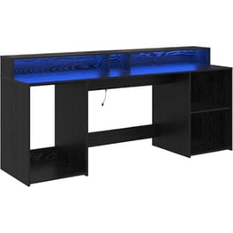 Γραφείο VidaXL από Επεξεργασμένο Ξύλο 200x55x91 cm - Μαύρη Δρυς