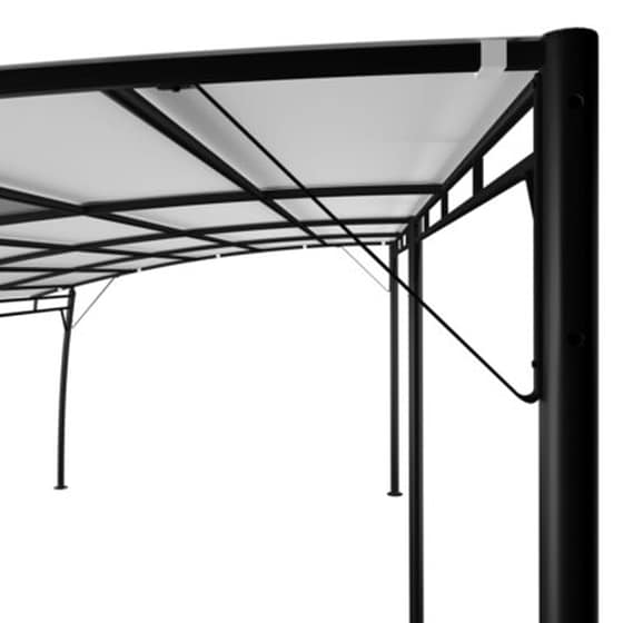 Vidaxl Τεντοπέργκολα Κήπου Κρεμ 6 X 3 X 2,55 Μ. image 5