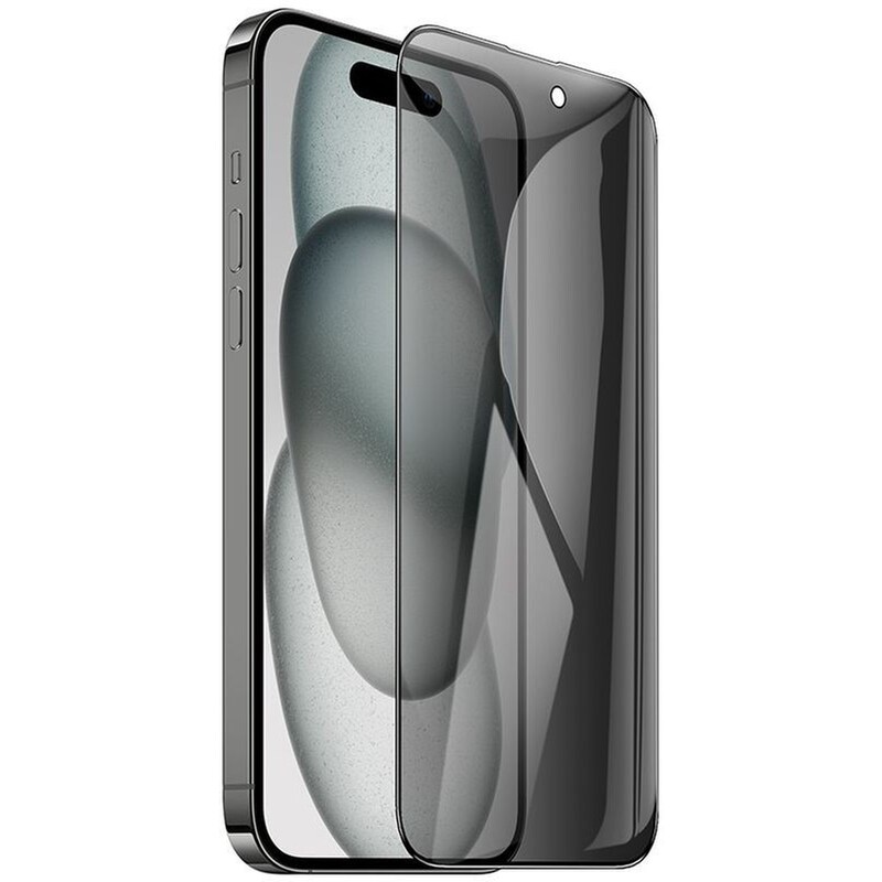 Προστατευτικό οθόνης Apple iPhone 15 Plus - Hoco Tempered Glass Premium Series 28° Privacy Angle 0.4mm