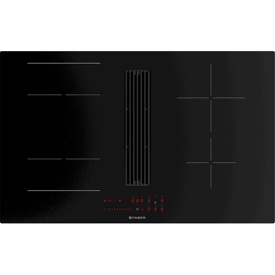 FABER GALILEO LINEAR F830 83 cm Μαύρο Εστία Επαγωγική Αυτόνομη image 0