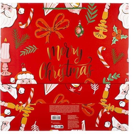 Σακούλα&nbsp;Δώρου Tri-Coastal&nbsp;Xmas&nbsp;Large image 1