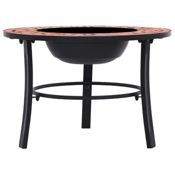 Vidaxl Τζάκι Εξωτερικού Χώρου «μωσαϊκό» Τερακότα 68 Εκ. Κεραμικό image 3