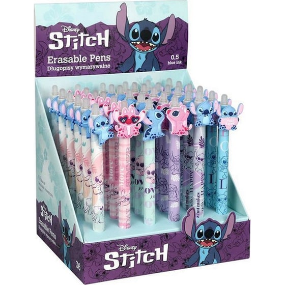 Στυλό Gel Clicker Disney Stitch 0.5mm Μπλε - Τυχαία Επιλογή Σχεδίου image 1