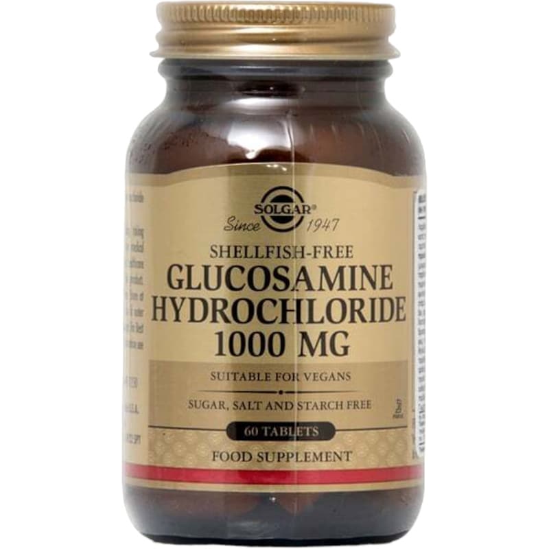 Ειδικό Συμπλήρωμα Διατροφής Solgar Glucosamine Hydrochloride 1000mg - 60 ταμπλέτες