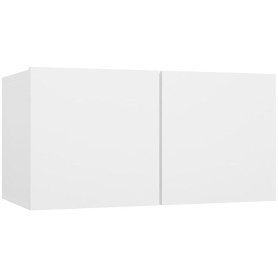 Έπιπλα Τηλεόρασης VidaXL Μοριοσανίδα 7 Τμχ 60x30x30cm - Λευκό image 5