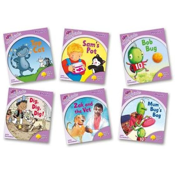Oxford Reading Tree Songbirds Phonics- Level 1+- Mixed Pack of 6 Level 1+ Pack of 6 image 0