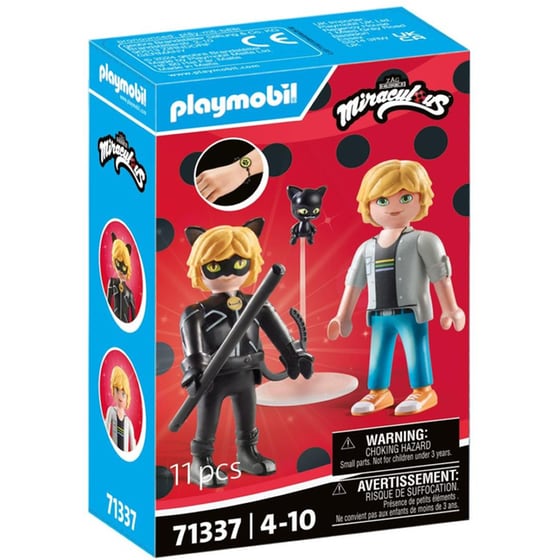 PLAYMOBIL® Miraculous: Adrien & Cat Noir (71337) image 0