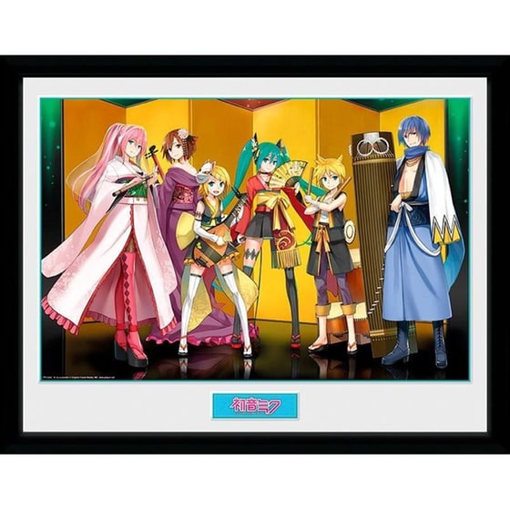 Αφίσα Vocaloid: Hatsune Miku - Kuroshishi Unit σε Κάδρο Οριζόντια 31x41 cm image 0