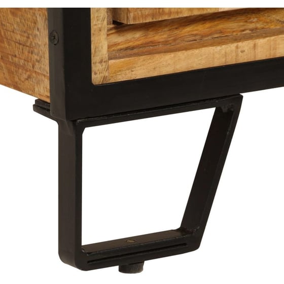 Έπιπλο Τηλεόρασης VidaXL από Ξύλο 120x30x40cm - Καφέ/Μαύρο image 10