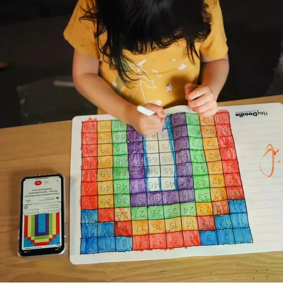 Χαλάκι Ζωγραφικής Hey Doodle 100 Squares Large image 12