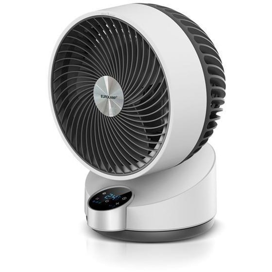 ΕUROLAMP 300-20501 Ανεμιστήρας Επιτραπέζιος Με Τηλεχειριστήριο 50W Λευκό και Μαύρο image 0