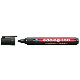 Μαρκαδόρος Ανεξίτηλος Edding Μαύρο 1.5 mm