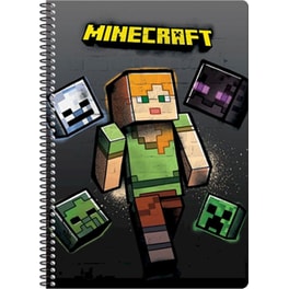 Τετράδιο Σπιράλ Graffiti 2 Θεμάτων 70 Φύλλων Minecraft