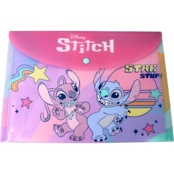 Φάκελος Gim με Κουμπί A4 Stitch Gen-z image 0