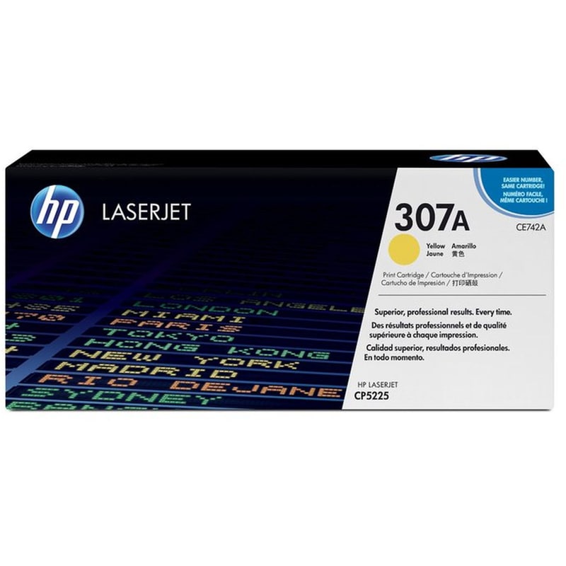 HP 307A Toner CE742A - Κίτρινο