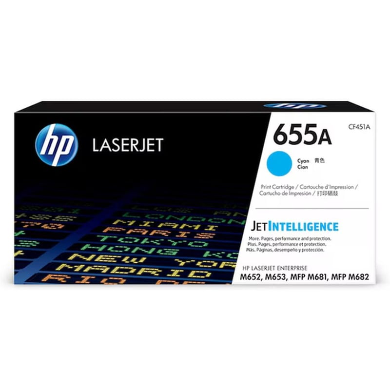 Toner HP 655A CF451A - Cyan