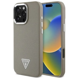 Θήκη Apple iPhone 16 Pro Max - Guess MagSafe “Triangle Logo - Brown