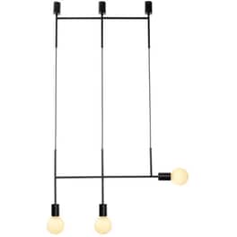 Φωτιστικό Οροφής Τρίφωτο Aca Decor Kyoto Tnk853p64bk Μεταλλικό - Μαύρο
