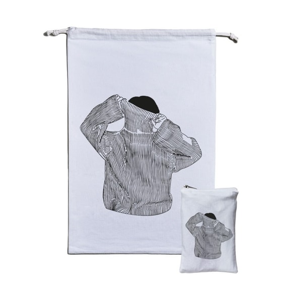 Καλάθι Απλύτων Chic Mic Βαμβακερό Clean Sweater 40x60cm - Πολύχρωμο image 0