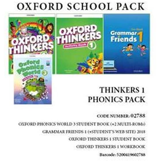 Thinkers 1 Phonics Pack - 02788 (A1-A2) image 0