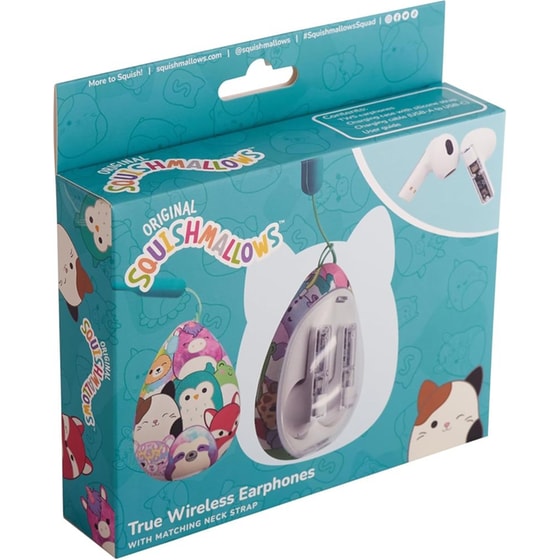 Ακουστικά Bluetooth για Παιδιά Lazerbuilt Squishmallows TWS Locket - Multicolor image 6
