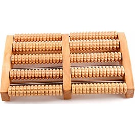 Ξύλινο Roller Μασάζ Ποδιών Shiatsu Aria Trade - Καφέ