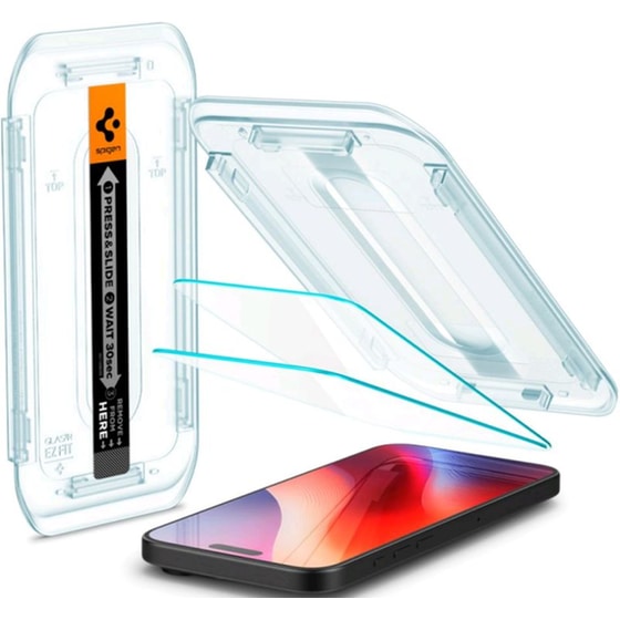 Προστατευτικό οθόνης Apple iPhone 16 Pro Max - Spigen Tempered Glass Sensor Protected Glas.tr Ez Fit Οθόνης 9h - 2 τμχ image 0