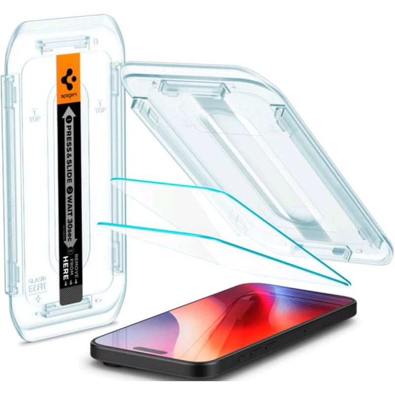 SPIGEN Προστατευτικό οθόνης Apple iPhone 16 Pro Max - Spigen Tempered Glass Sensor Protected Glas.tr Ez Fit Οθόνης 9h