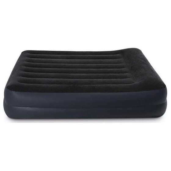 Intex Φουσκωτό Στρώμα Υπέρδιπλο 203x152x42cm Με Μαξιλάρι Σε Μπλε Χρώμα, 64124 image 1