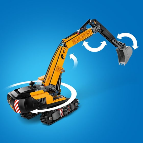 LEGO® City Yellow Construction Excavator (60420) image 9