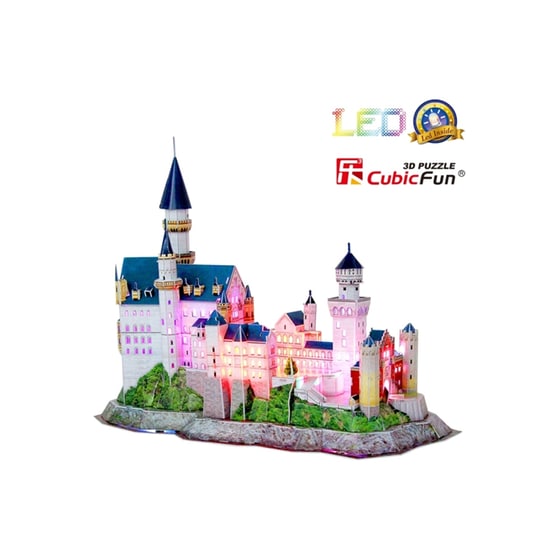 3D Παζλ Neuschwanstein Castle LED - Cubic Fun - 308 Κομμάτια image 0