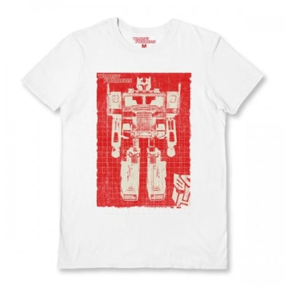 T-shirt Red Optimus - Transformers image 0