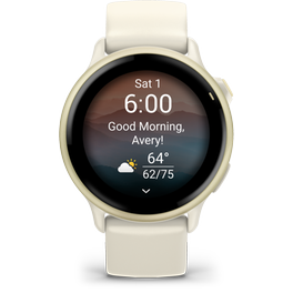 Smartwatch Garmin Vivoactive 6 42mm - Lunar Gold with Bone