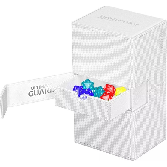Ultimate Guard Twin Flip`n`tray 200+ Xenoskin Monocolor White image 1