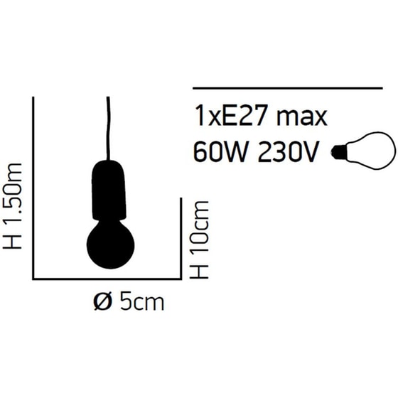 Φωτιστικό Οροφής Μονόφωτο Homelighting Iris 77-3576 Τσιμεντένιο - Καφέ image 1