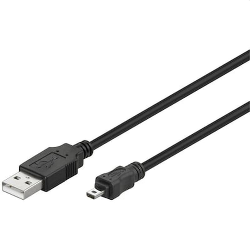 Καλώδιο Usb A - Usb Mini 2.0m Black 77162 Oem